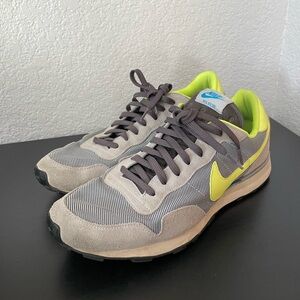 Nike Gray and Yellow Sneakers